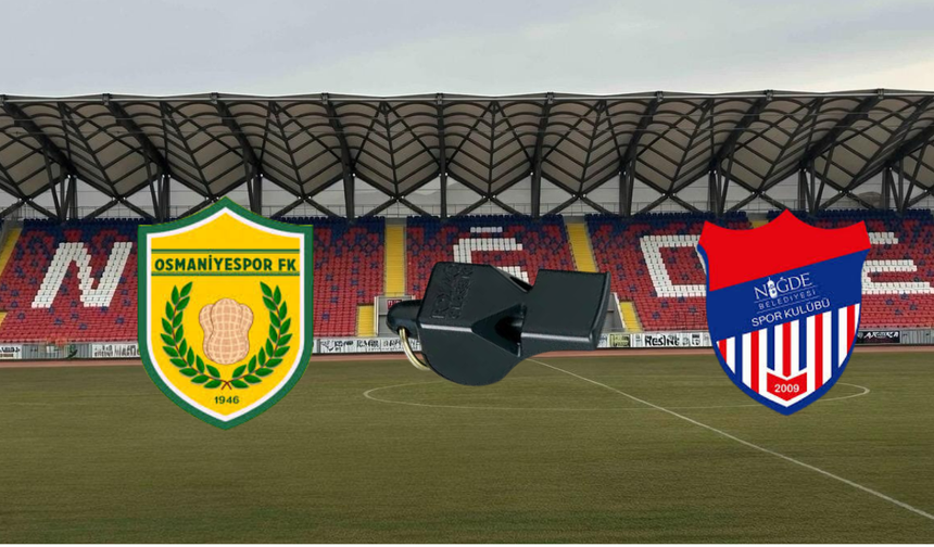 Niğde Belediyespor Osmaniye deplasmanında