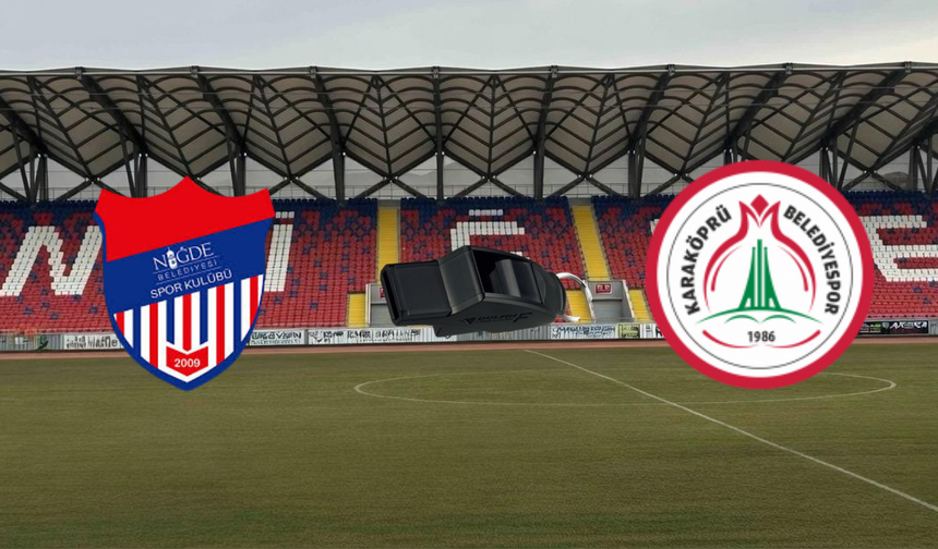 Niğde Belediyespor Karaköprü Belediyespor deplasmanında