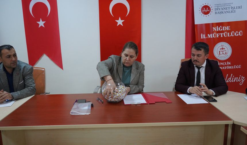 Niğde’de 45 temizlik personeli için kura çekimi yapıldı