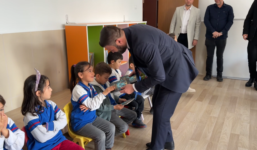 Gümüşler’de çocuklar kitapların büyülü dünyasıyla buluştu