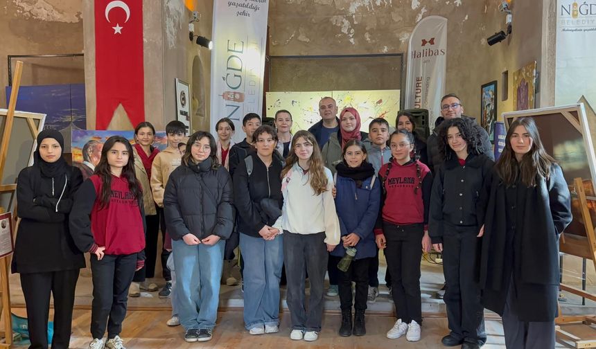 Niğde’de öğrenciler uluslararası sanatçılarla buluştu