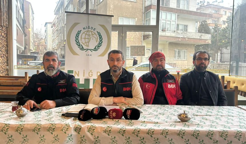 İHH Niğde’den 2026 faaliyet planı açıklaması