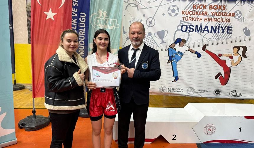 Niğdeli sporcu Türkiye ikincisi oldu