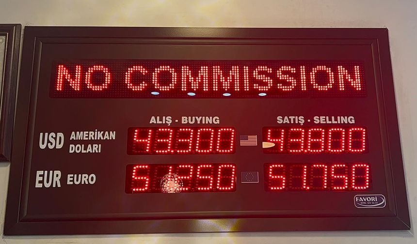 Niğde’de döviz haftayı yükselişle kapattı