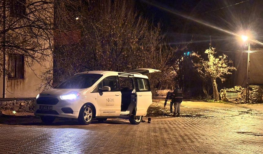 Niğde’de yağış sonrası çay taştı