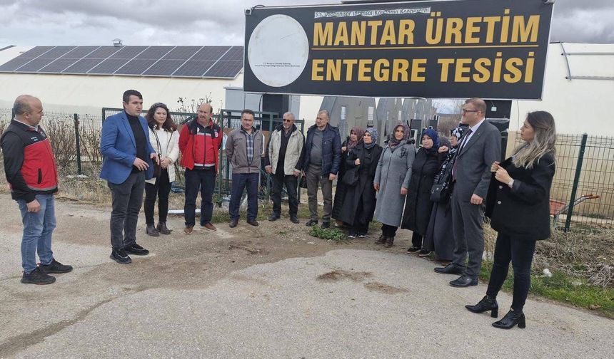 Borlu kursiyerler üretimin kalbine indi