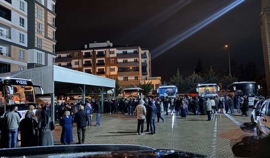 Niğde’den kutsal topraklara kaç kişi gitti?