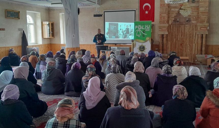 Niğde’de bin 306 kişiye narkotik bilgilendirmesi
