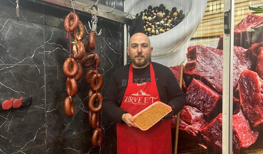 Niğde’de sucuk içi sahur sofralarında yerini aldı