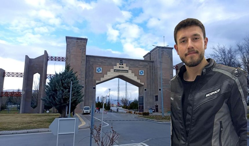 Üniversiteden kazada hayatını kaybeden Toker için taziye mesajı
