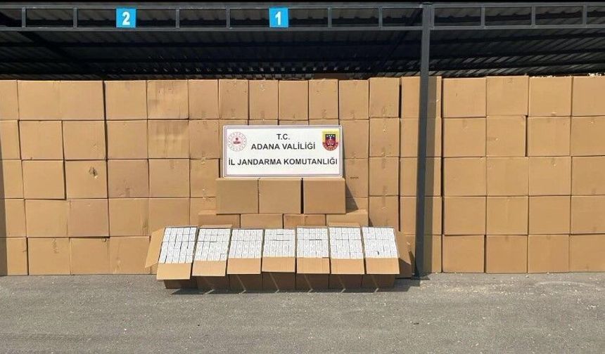 16 milyon 400 bin kaçak makaron ele geçirildi