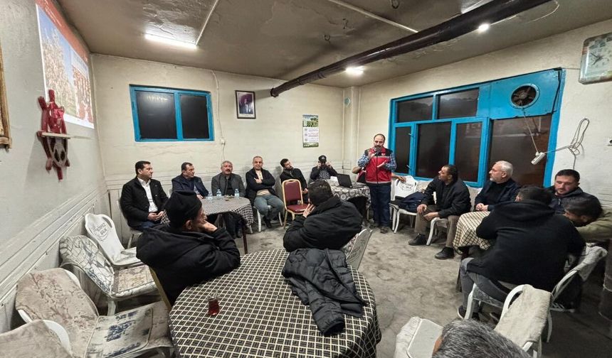 Kayı Köyü’nde üreticilere gece eğitimi
