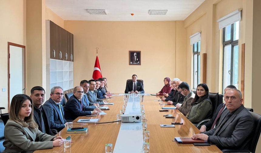 Çamardı’da ilçe idare şube başkanları toplantısı yapıldı