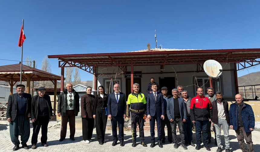 Kaymakam Gökçe köylerde vatandaşlarla bir araya geldi