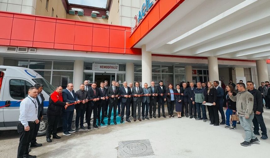 Ulukışla’da hemodiyaliz bölümü hizmete açıldı