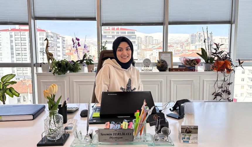 Niğde’de diyetisyen tok kalmanın sırrını açıkladı!