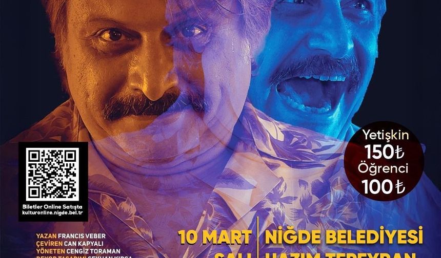 "Münasebetsiz" oyunu Niğdeli tiyatroseverlerle buluşacak