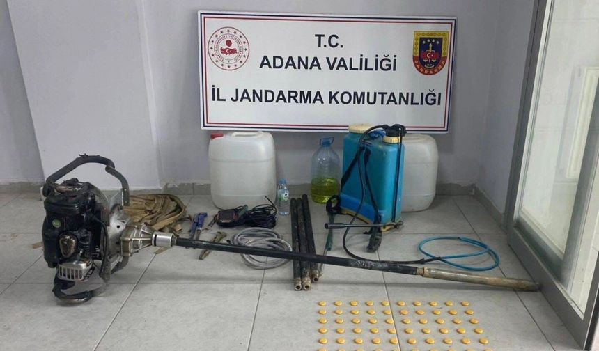 Kaçak kazı yapanlar suçüstü yakalandı