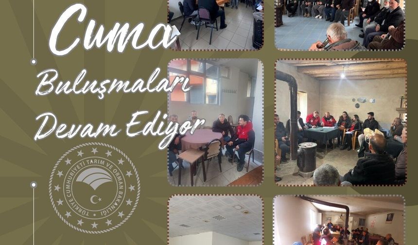 Niğde’de cuma buluşmaları tarımcıları bir araya getirdi