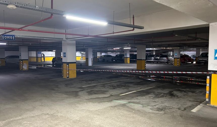 Niğde Belediye kapalı otoparkında bakım çalışması