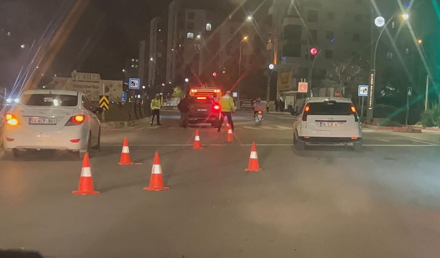 Niğde’de Sabancı kavşağı’nda trafik kazası