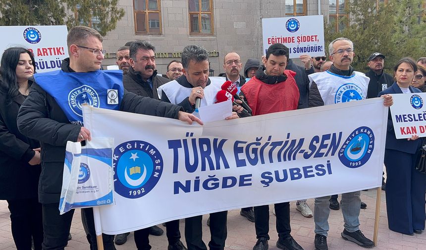 Türk Eğitim-Sen Niğde’den sert uyarı