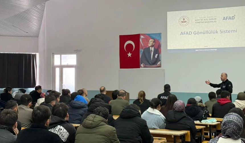 Ulukışla’da Afet Farkındalık Eğitimi verildi