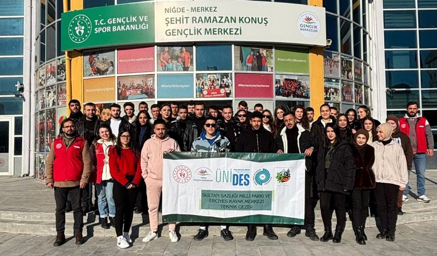 Ulukışla MYO öğrencilerinin UNİDES projesine destek