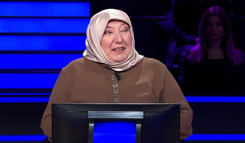 Niğdeli 57 yaşındaki üniversite öğrencisi “Milyoner”de yarıştı