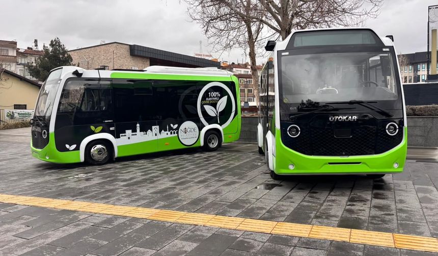 Niğde’de elektrikli otobüsler hizmete giriyor