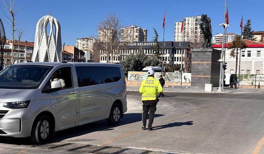 Niğde’de yüzlerce sürücüye ceza yağdı