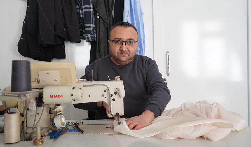 Niğde’de bayram yaklaştı, terzilerde iğne iplik durmuyor