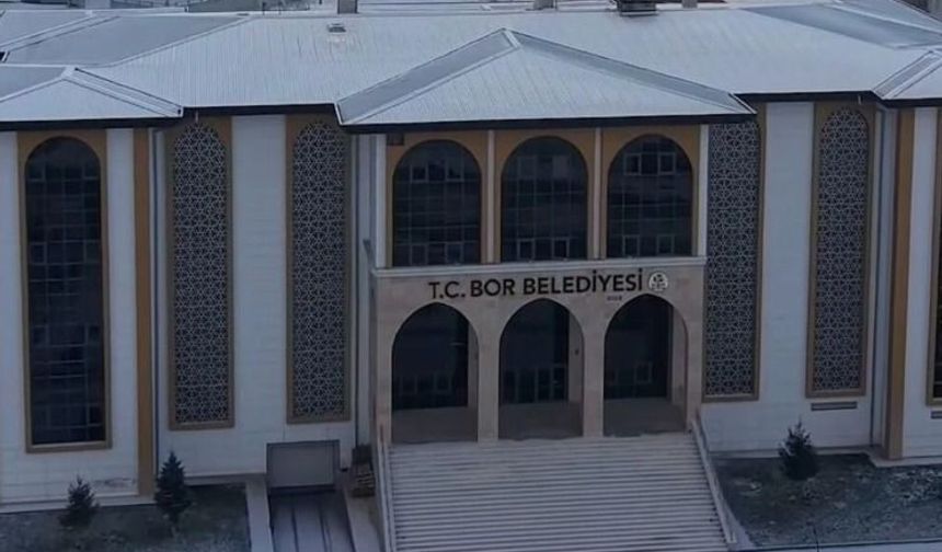 Bor Belediyesi’nden bayram mesaisi duyurusu