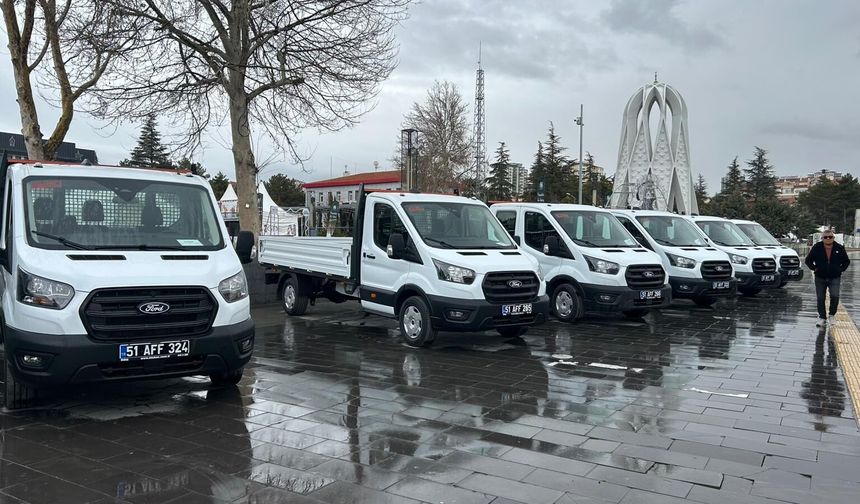 Niğde Belediyesi araç filosunu güçlendirdi