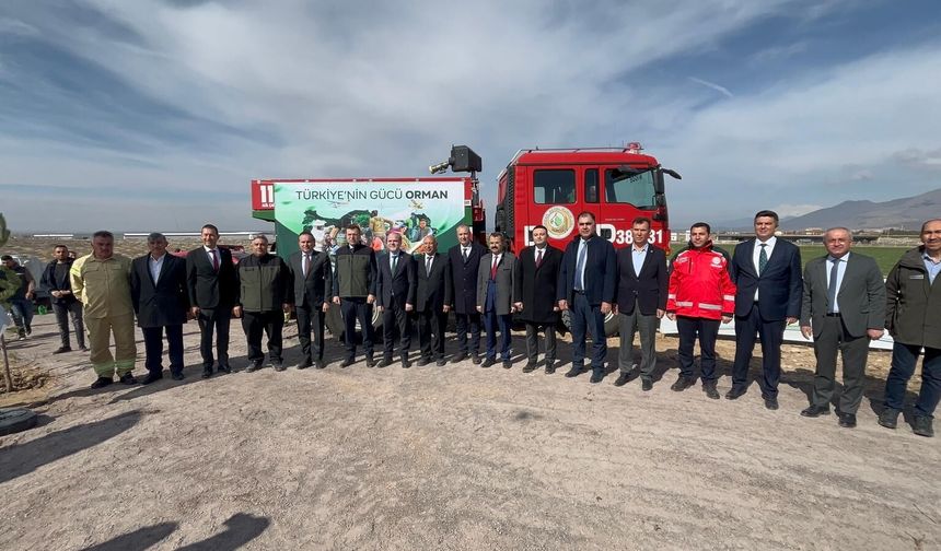 Niğde’de fidanlar toprakla buluştu