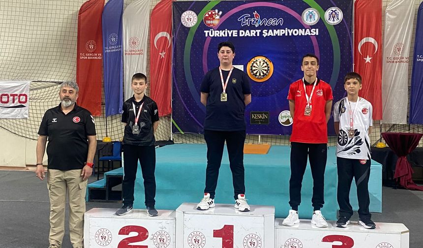 Erzincan’dan madalyalarla döndüler