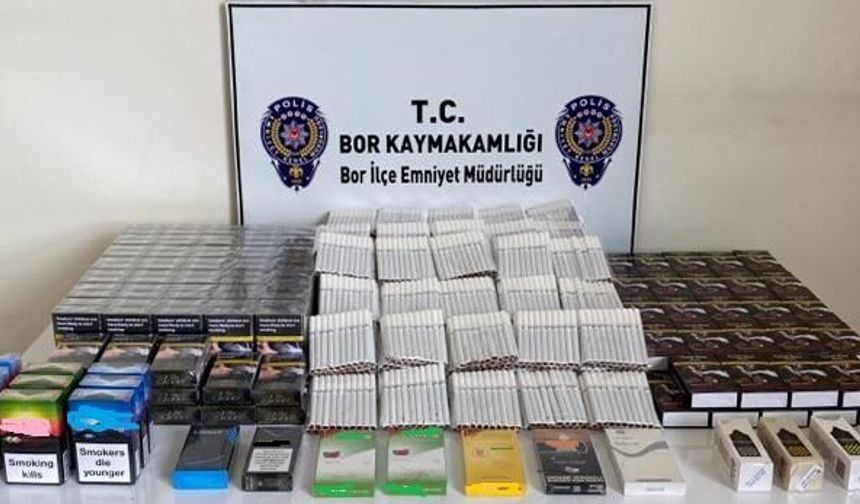 Bor’da kaçak tütün operasyonu!