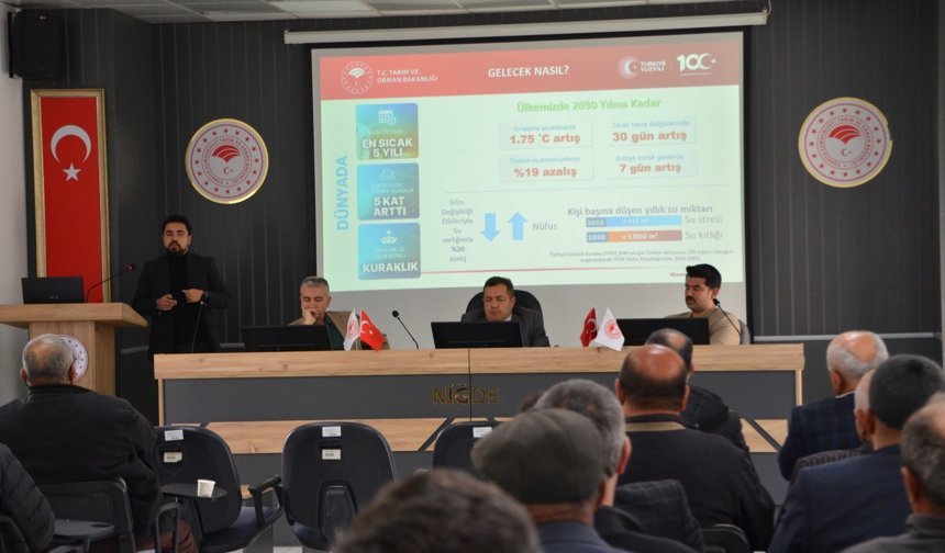 Niğde’de su verimliliği için güç birliği