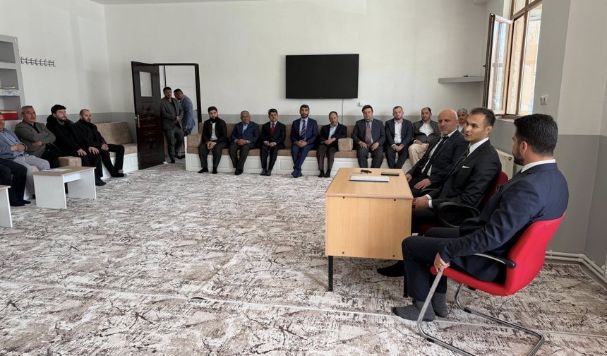 Kaymakam Bektaş din görevlileriyle bir araya geldi