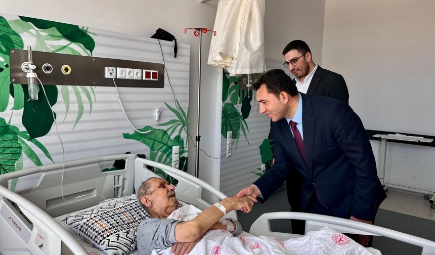 Niğde’de şehit aileleri ve gaziye hastanede ziyaret