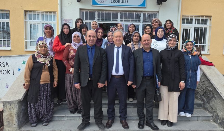 Edikli’de kursiyerlerin çalışmaları incelendi