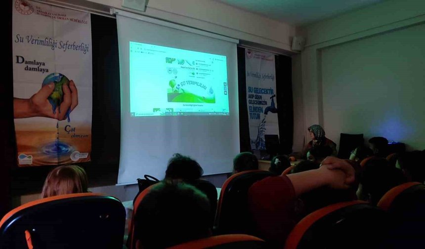 Su tasarrufu eğitimi sahaya taşındı