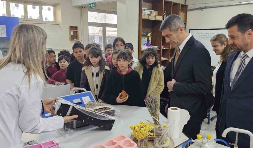 İlkokul öğrencileri atık yağları sabuna dönüştürdü