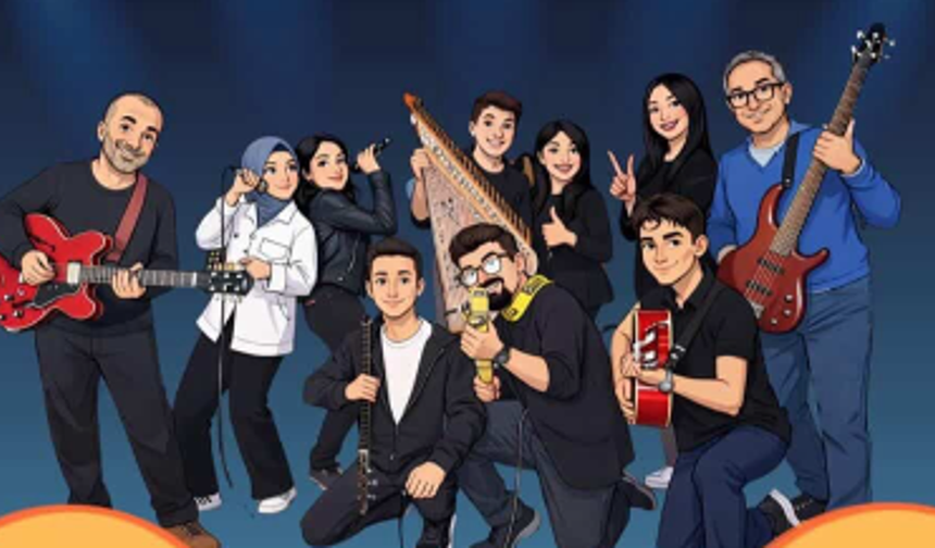 Niğde’de gençlerden Anadolu Rock ve Pop konseri