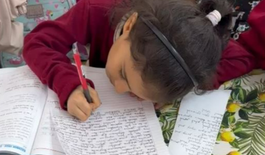 Minik kalplerden Mehmetçiğe yürekleri ısıtan mektup