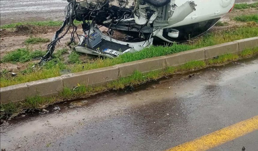 Bor’da otomobil takla attı: 1 yaralı