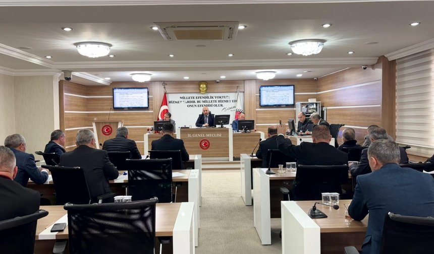 Niğde İl Genel Meclisi nisan ayı oturumu tamamlandı