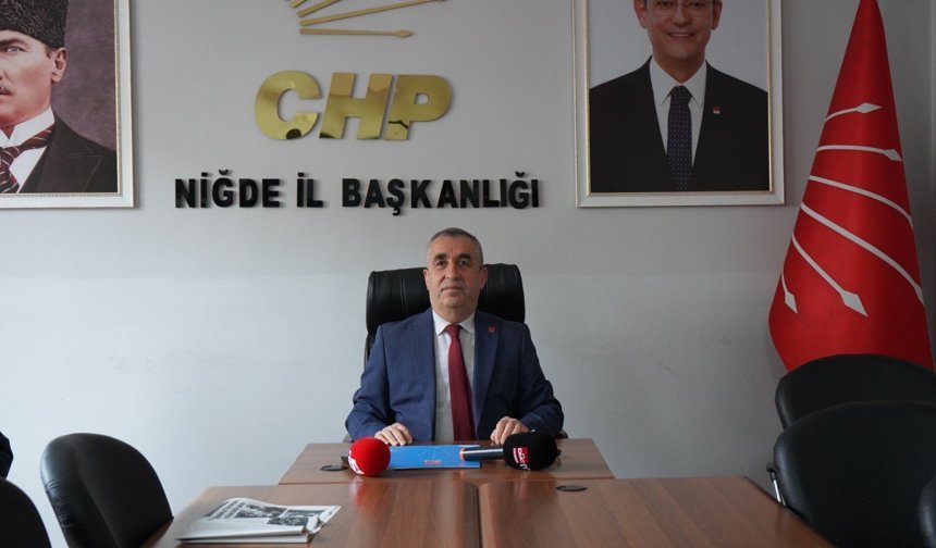 CHP Niğde İl Başkanı Kıvrakdal’dan Bozköy açıklaması