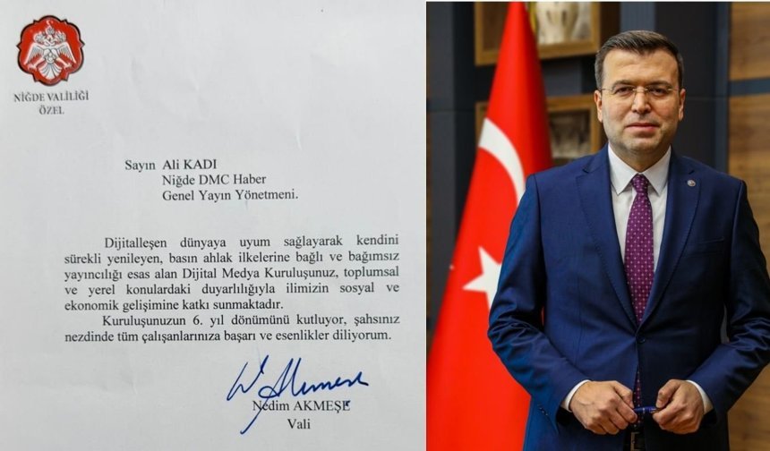 Vali Akmeşe DMC Haber’in 6. yılını kutladı
