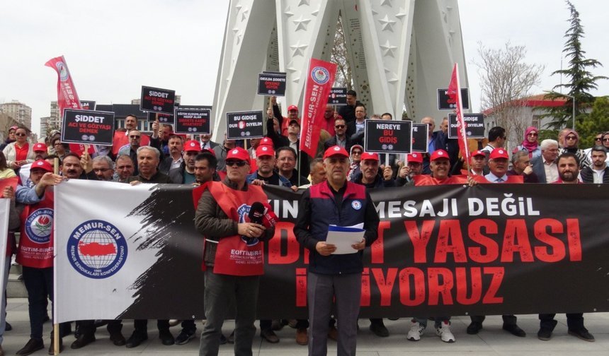 Niğde’de Eğitim-Bir-Sen’den “Artık Yeter” çağrısı